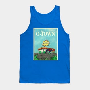 O-Town's Chokey Chicken Travel Poster Tank Top